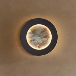 Бра в форме диска цвета латунь Brass Borders варинант исполнения - 5 | Loft Concept в Красноярске