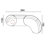 Модульный диван Calypso с кушеткой варинант исполнения - 6 | Loft Concept в Красноярске