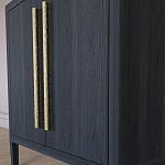 Современный Буфет Primo с 2 дверцами Черный дуб варинант исполнения - 5 | Loft Concept в Красноярске