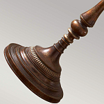 Торшер классического стиля цвета темная бронза с бежевым льяным абажуром Feiss варинант исполнения - 4 | Loft Concept в Красноярске