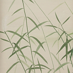 Обои ручная роспись Wild Grasses Special Colourway on Bleached Silver slub silk варинант исполнения - 1 | Loft Concept в Красноярске