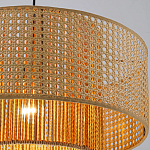 Подвесной светильник с абажуром из плтеного бамбука Light Inside the Cell варинант исполнения - 6 | Loft Concept в Красноярске