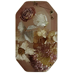 Шкатулка из эпоксидной смолы с цветами розовая Epoxy Resin Flowers Box Pink варинант исполнения - 1 | Loft Concept в Красноярске