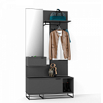 Вешалка настенная цвета графит Strict Lines варинант исполнения - 2 | Loft Concept в Красноярске