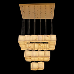 Люстра подвесная с квадратными плафонами из натурального камня Glowing Spheres варинант исполнения - 7 | Loft Concept в Красноярске