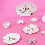 Десертная тарелка Seletti Kintsugi варинант исполнения - 2 | Loft Concept в Красноярске