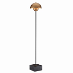 Торшер с куполообразным абажуром на чёрном мраморном основании Riverside Floor Lamp варинант исполнения - 2 | Loft Concept в Красноярске