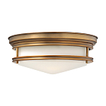 Потолочный светильник с белым матовым стеклянным плафоном в форме перевернутого конуса Hinkley варинант исполнения - 1 | Loft Concept в Красноярске