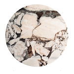 Столик журнальный с круглой мраморной столешницей Unique Stone Design варинант исполнения - 2 | Loft Concept в Красноярске