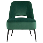 Мягкое кресло в зеленом велюре ALBA варинант исполнения - 2 | Loft Concept в Красноярске