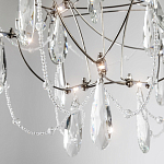 Люстра с каркасом из тонких металлических нитей и хрустальными подвесками Crystal Metal Threads Chandelier 40 варинант исполнения - 2 | Loft Concept в Красноярске