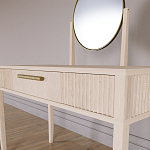 Туалетный Стол с зеркалом Primo Светлый дуб варинант исполнения - 5 | Loft Concept в Красноярске