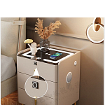 Умная прикроватная тумбочка c зарядкой для телефона Smart Furniture варинант исполнения - 4 | Loft Concept в Красноярске