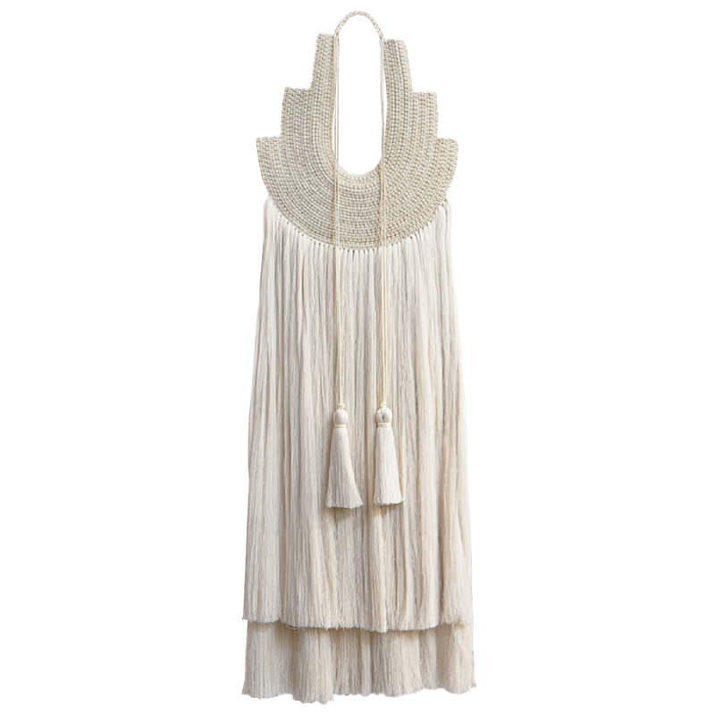 Аксессуар настенный в Эко стиле Белый wall decor White dress Молочный в Красноярске | Loft Concept 