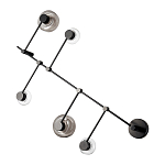 Бра с 5-ю плафонами разного диаметра и цвета Polyhedron варинант исполнения - 2 | Loft Concept в Красноярске