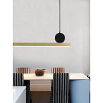 Люстра линейная светодиодная в минималистичном стиле New Age of Light варинант исполнения - 7 | Loft Concept в Красноярске