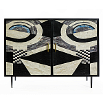 Буфет в гостиную с инкрустацией  Bone Inlay sideboard - 2 doors варинант исполнения - 1 | Loft Concept в Красноярске