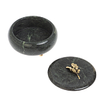 Шкатулка круглая из натурального камня змеевик Stone Casket варинант исполнения - 4 | Loft Concept в Красноярске