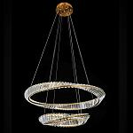 Люстра подвесная из 2-х колец Round Air Chandelier варинант исполнения - 1 | Loft Concept в Красноярске