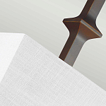 Бра бронзового цвета с полукруглым матовым стеклянным плафоном в геометрическом каркасе Feiss варинант исполнения - 6 | Loft Concept в Красноярске