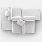 Модульный диван трансформер Harn в стиле минимализм  варинант исполнения - 2 | Loft Concept в Красноярске