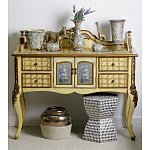 Комод деревянный Illustration of flowers варинант исполнения - 7 | Loft Concept в Красноярске