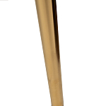 Стул бежевый из экокожи на золотых ножках Attribute of Elegance варинант исполнения - 5 | Loft Concept в Красноярске