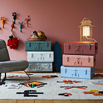 Металлический сундук Metal Chest Black варинант исполнения - 5 | Loft Concept в Красноярске