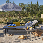 Диван-шезлонг черный Annet варинант исполнения - 7 | Loft Concept в Красноярске