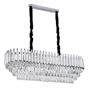 Большая многоярусная люстра Empire Crystal Silver