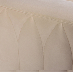 Кресло велюровое бежевое Cubic Silhouette варинант исполнения - 5 | Loft Concept в Красноярске