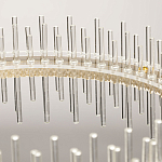 Люстра круглая с прозрачными стеклянными трубками 51 см Nembus варинант исполнения - 12 | Loft Concept в Красноярске