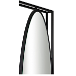 Зеркало овальное в металлической оправе в стиле лофт Urban Style Space варинант исполнения - 2 | Loft Concept в Красноярске