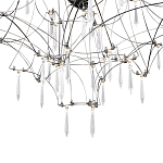 Потолочный светильник с тонким металлическим каркасом цвета хром Quasar варинант исполнения - 4 | Loft Concept в Красноярске