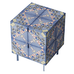 Тумба Short Ufo Blue варинант исполнения - 3 | Loft Concept в Красноярске