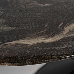 Стол журнальный овальный с столешницей из искусственного мрамора Alonso Gloss варинант исполнения - 3 | Loft Concept в Красноярске