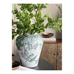 Ваза с зелеными цветочными и птичьими мотивами Vase Inspired by Nature варинант исполнения - 5 | Loft Concept в Красноярске