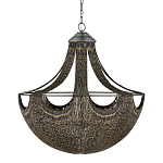 Люстра в форме колокола с декором из тонких железных нитей Jagged Pattern варинант исполнения - 4 | Loft Concept в Красноярске