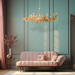 Люстра с абажуром оформленным в виде стаи бабочек Eternal Butterflies варинант исполнения - 4 | Loft Concept в Красноярске