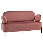 Диван в велюровой обивке цвета пыльная роза COLOR BLOCK варинант исполнения - 1 | Loft Concept в Красноярске