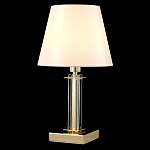 Настольная лампа с белым тканевым абажуром в форме конуса Laurent варинант исполнения - 7 | Loft Concept в Красноярске