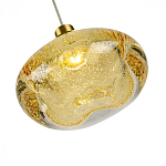 Подвесной светильник с прозрачным стеклянным плафоном округлой формы Effervia  варинант исполнения - 11 | Loft Concept в Красноярске