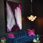 Люстра с 15-ю белыми  плафонами с золотой внутренней поверхностью Hinkley варинант исполнения - 3 | Loft Concept в Красноярске