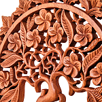 Панно из дерева круглое Sakura Panel With Trees варинант исполнения - 2 | Loft Concept в Красноярске