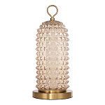 Настольная лампа с факутрным стеклянным плафоном Sonora варинант исполнения - 2 | Loft Concept в Красноярске