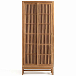 Шкаф из массива тика Okino Wood Cabinet варинант исполнения - 1 | Loft Concept в Красноярске