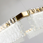 Светодиодная люстра с рельефным стеклом ICE GLASS 70 варинант исполнения - 4 | Loft Concept в Красноярске