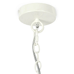 Люстра декорированная белыми деревянными бусинами White Wooden Beads Chandelier варинант исполнения - 3 | Loft Concept в Красноярске