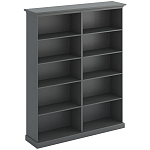 Двойной стеллаж серый Percent Rack Grey варинант исполнения - 1 | Loft Concept в Красноярске