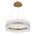 Люстра круглая с декоративными элементами в виде лепестков Round Light Flashing варинант исполнения - 4 | Loft Concept в Красноярске